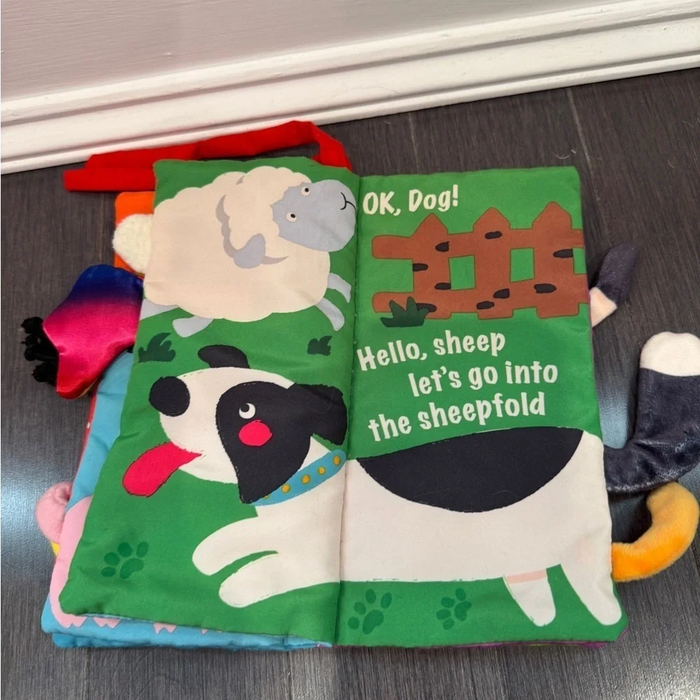Farm Tails Colorful Farm Animal Soft Book for Babies/Kids